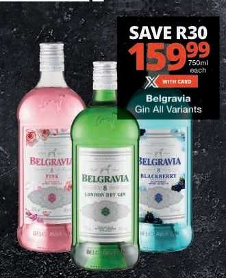 Belgravia Gin All Variants