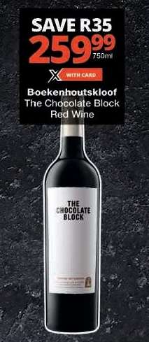Boekenhoutskloof The Chocolate Block Red Wine