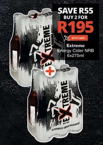 Extreme Energy Cider NRB 6x275ml