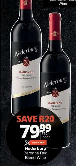 Nederburg Baronne Red Blend Wine