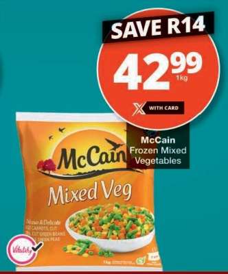 McCain Frozen Mixed Vegetables