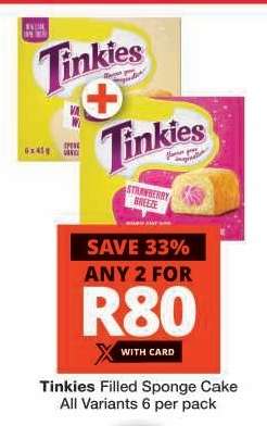 Tinkies Filled Sponge Cake