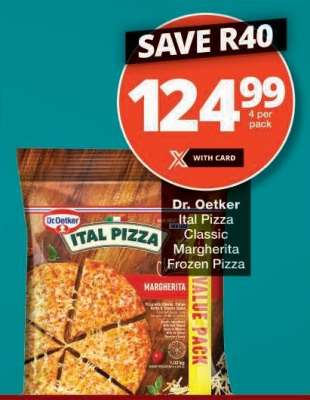 Dr. Oetker Ital Pizza Classic Margherita Frozen Pizza
