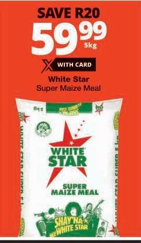 WHITE STAR SUPER MAIZE MEAL