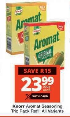 Knorr Aromat Seasoning Trio Pack Refill All Variants