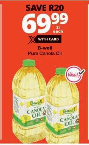 B-Well Pure Canola Oil