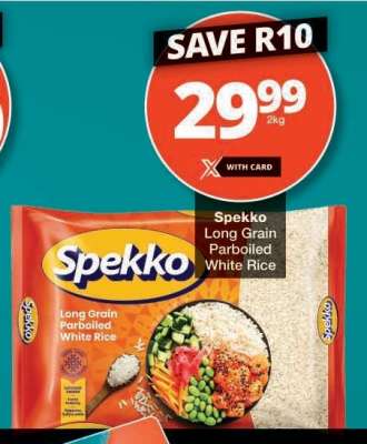 SPEKKO LONG GRAIN PARBOILED WHITE RICE