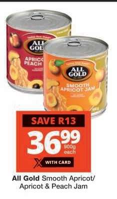 ALL GOLD SMOOTH APRICOT/APRICOT & PEACH JAM