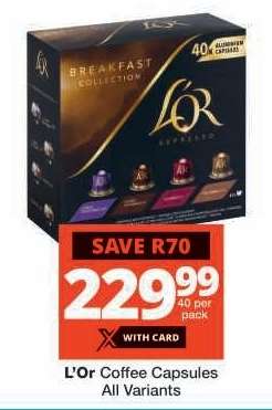 L'OR Coffee Capsules