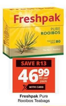 Freshpak Pure Rooibos Teabags