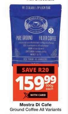 Mostra Di Cafe Ground Coffee All Variants