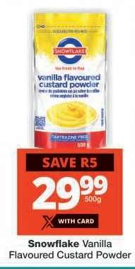 Snowflake Vanilla Flavoured Custard Powder