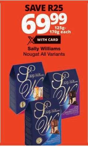 Sally Williams Nougat All Variants