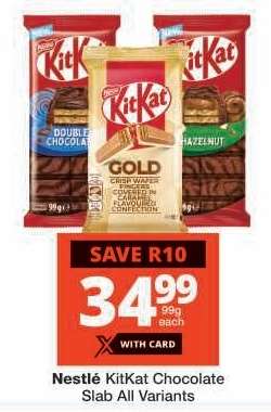 Nestlé KitKat Chocolate Slab All Variants