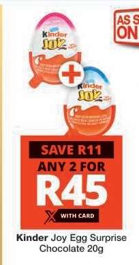 Kinder Joy Egg Surprise Chocolate 20g