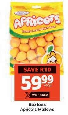 BAXTONS APRICOTS MALLOWS