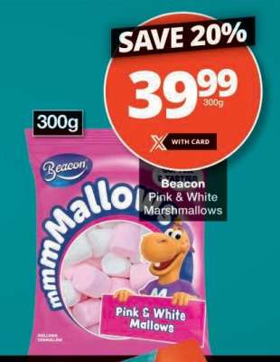 Beacon Pink & White Marshmallows