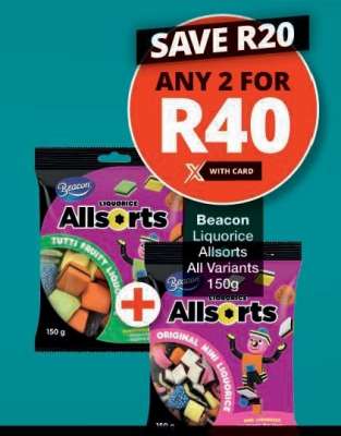 BEACON LIQUORICE ALLSORTS