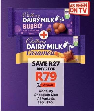 CADBURY CHOCOLATE SLAB