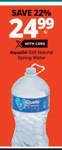 aQuellé Still Natural Spring Water