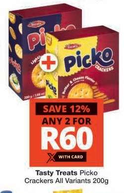 Tasty Treats Picko Crackers