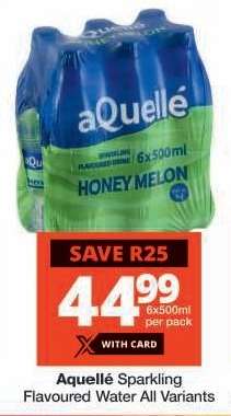 aQuellé Sparkling Flavoured Water All Variants