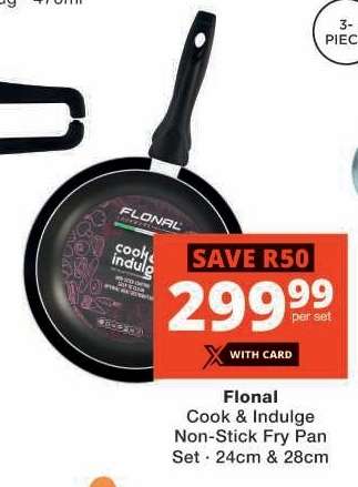 Flonal Cook & Indulge Non-Stick Fry Pan Set