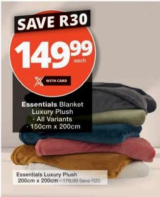 Essentials Blanket Luxury Plush