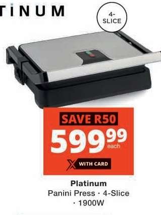 Platinum Panini Press