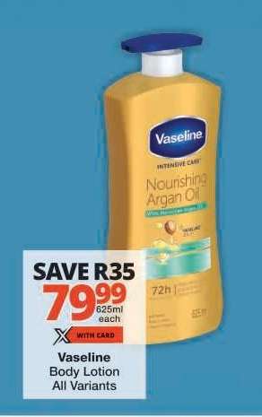 VASELINE BODY LOTION