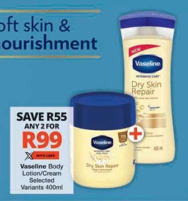 Vaseline Body Lotion/Cream