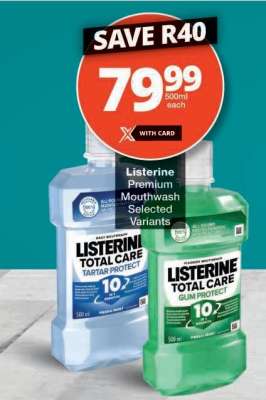 Listerine Premium Mouthwash