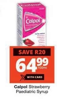 Calpol Strawberry Paediatric Syrup