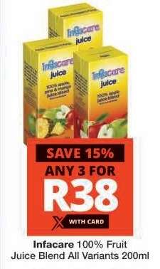 INFACARE 100% FRUIT JUICE BLEND