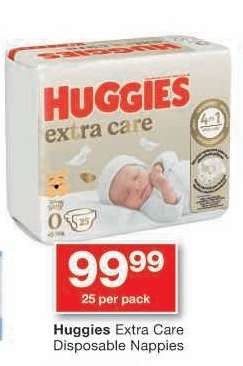 Huggies Extra Care Disposable Nappies
