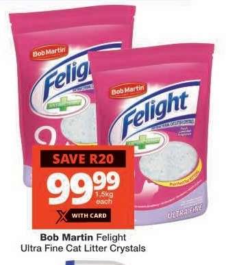 Bob Martin Felight Ultra Fine Cat Litter Crystals