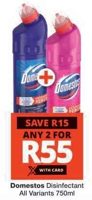 DOMESTOS DISINFECTANT