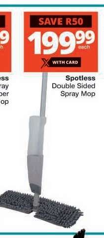 Spotless Double Sided Spray Mop