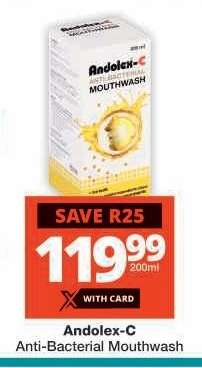 Andolex-C Anti-Bacterial Mouthwash