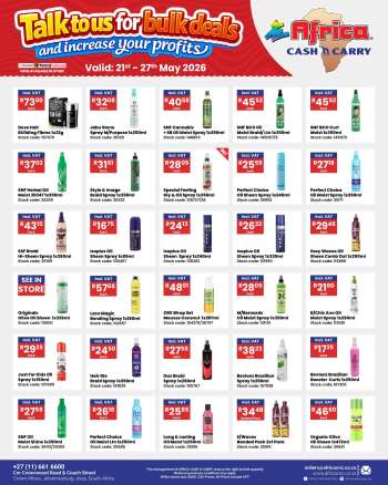 Africa Cash & Carry catalogue  - 21/05/2026 - 27/05/2026.
