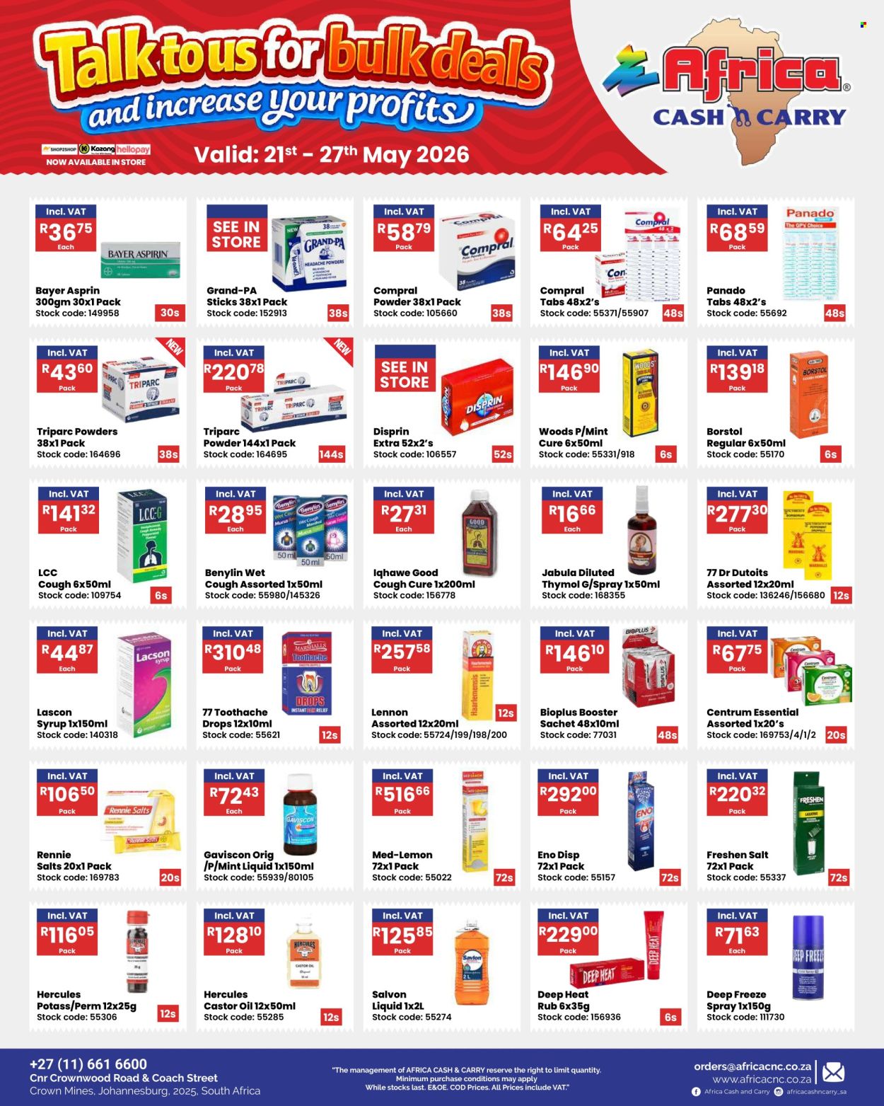 Africa Cash & Carry specials - 21/05/2026 - 27/05/2026. Page 10