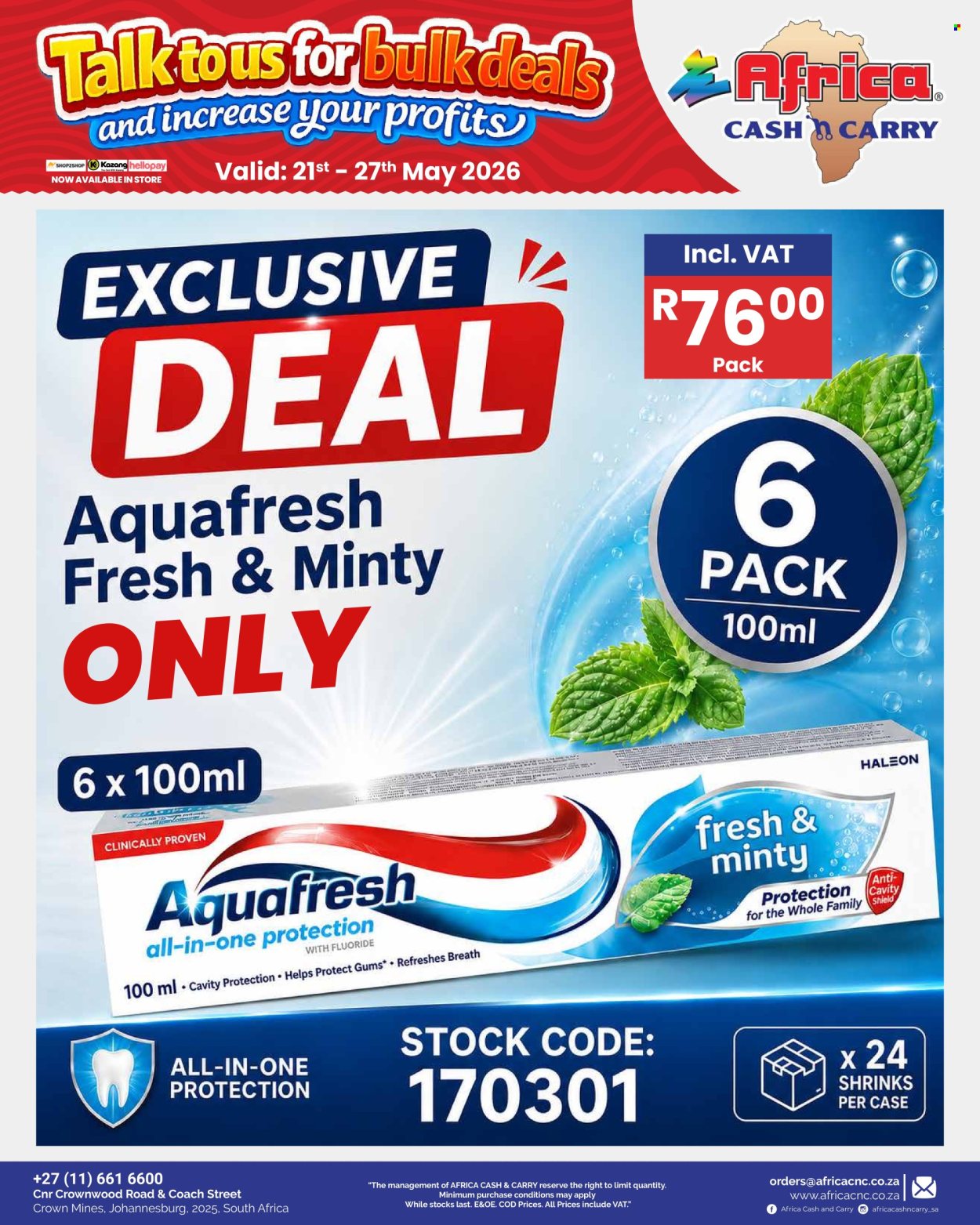Africa Cash & Carry specials - 21/05/2026 - 27/05/2026. Page 14
