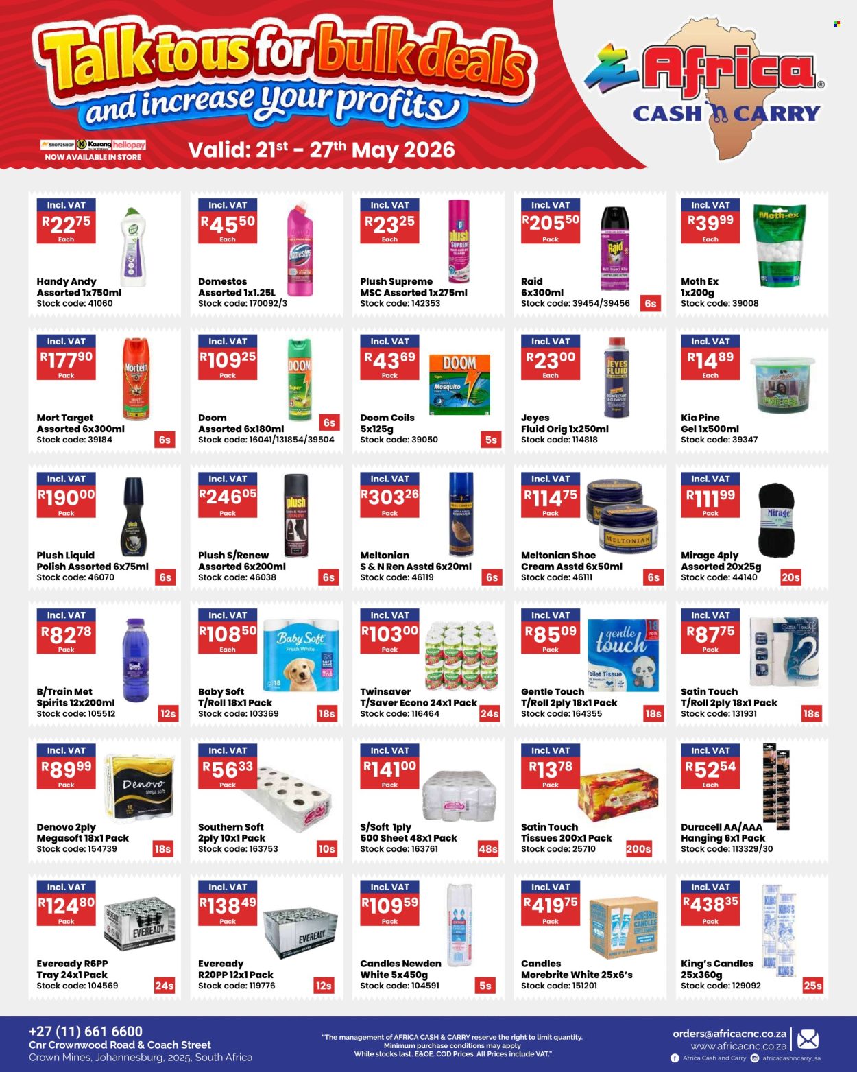 Africa Cash & Carry specials - 21/05/2026 - 27/05/2026. Page 20