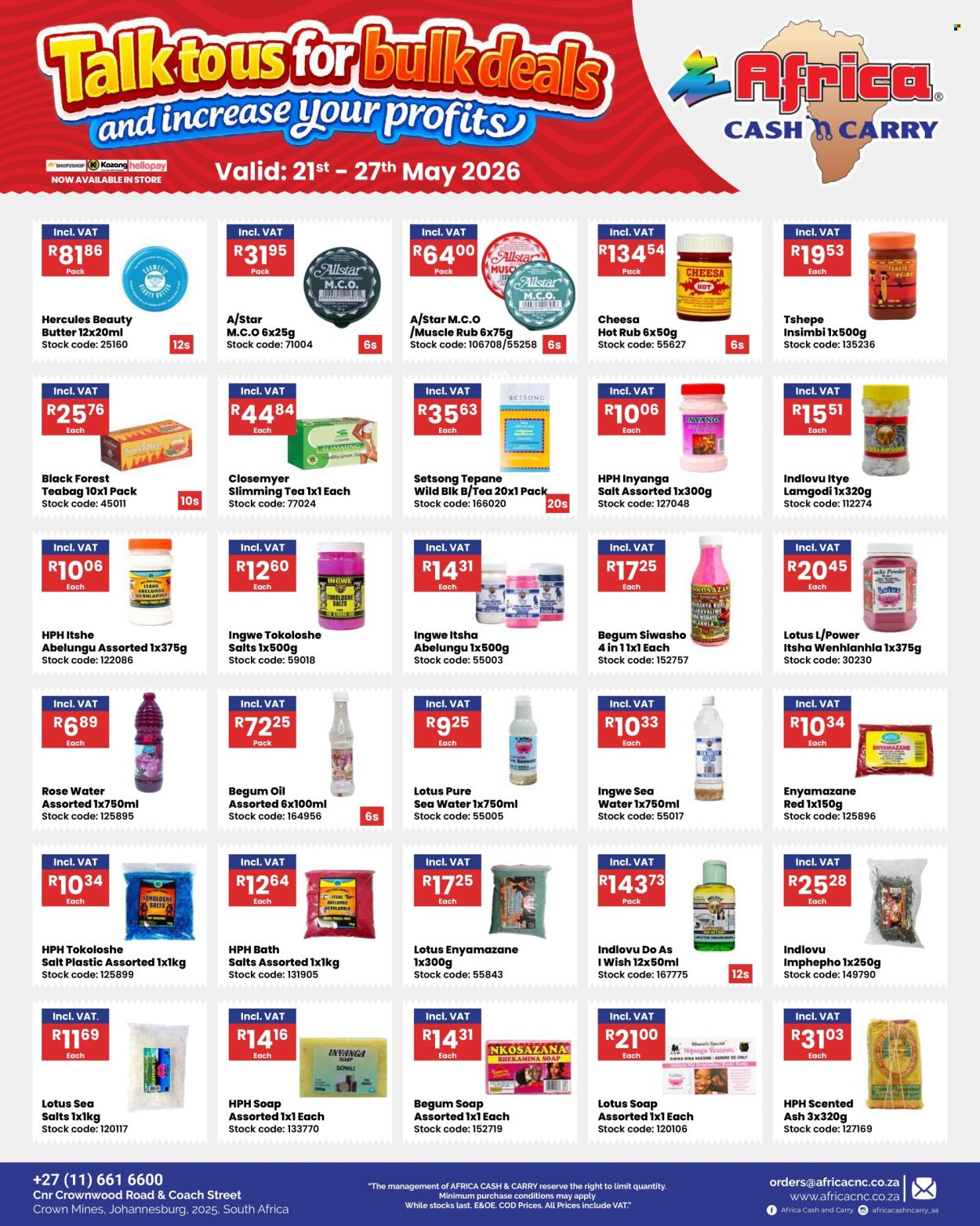 Africa Cash & Carry specials - 21/05/2026 - 27/05/2026. Page 22