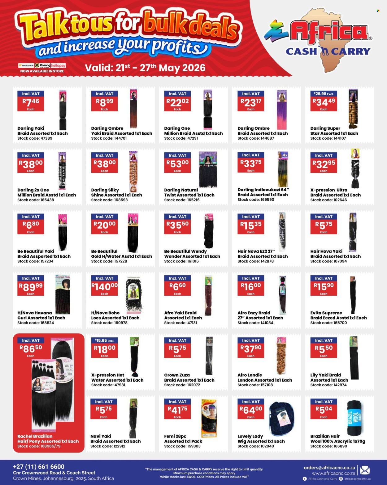 Africa Cash & Carry specials - 21/05/2026 - 27/05/2026. Page 28