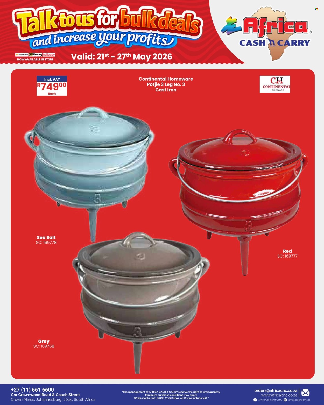 Africa Cash & Carry specials - 21/05/2026 - 27/05/2026. Page 40