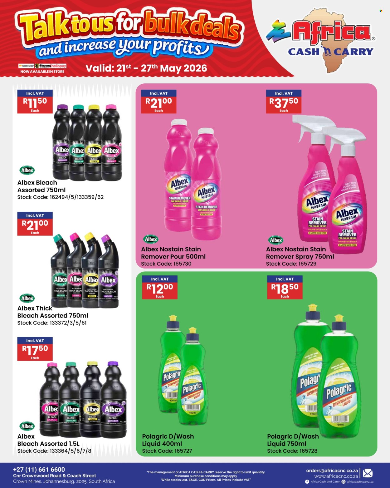 Africa Cash & Carry specials - 21/05/2026 - 27/05/2026. Page 54