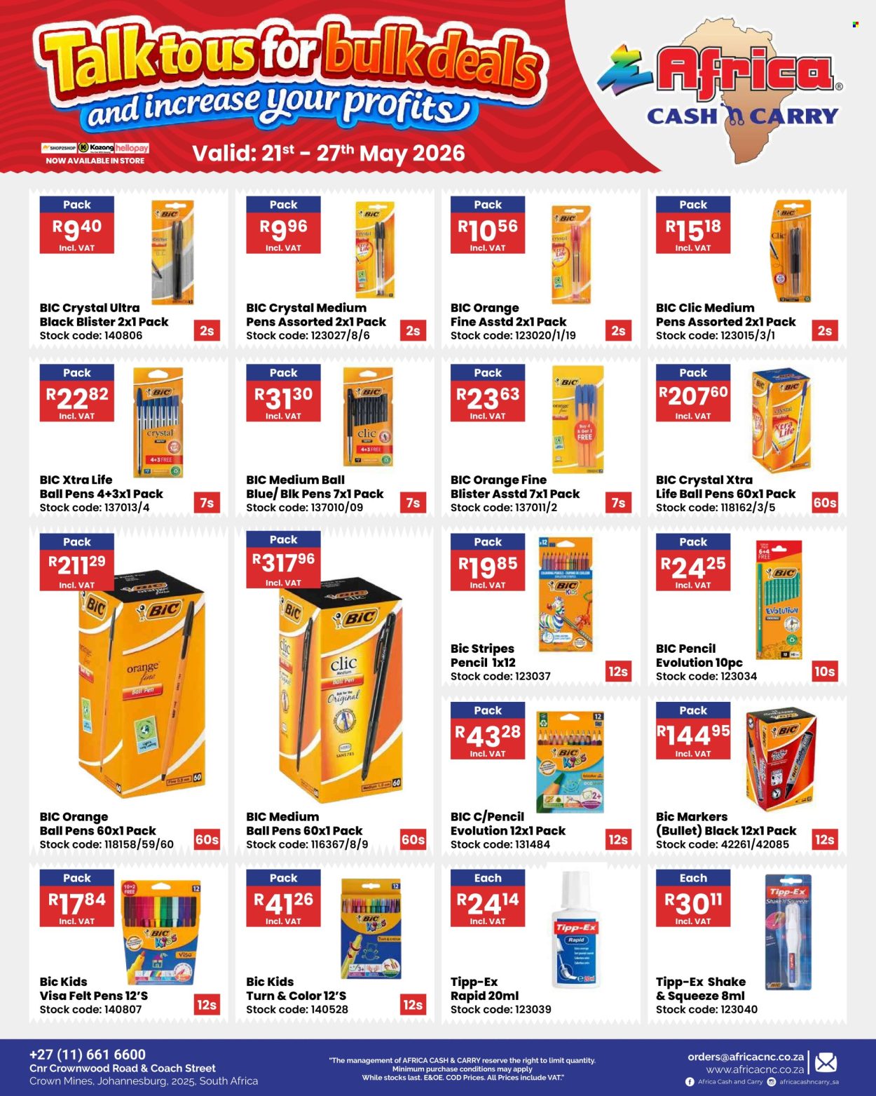Africa Cash & Carry specials - 21/05/2026 - 27/05/2026. Page 56