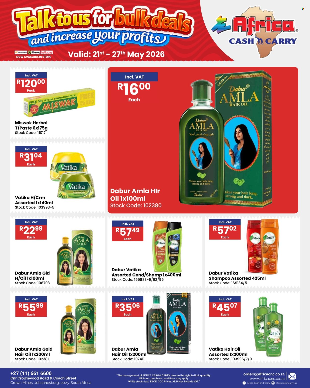 Africa Cash & Carry specials - 21/05/2026 - 27/05/2026. Page 65