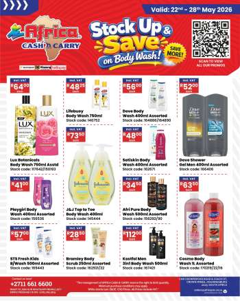 Africa Cash & Carry catalogue  - 22/05/2026 - 28/05/2026.
